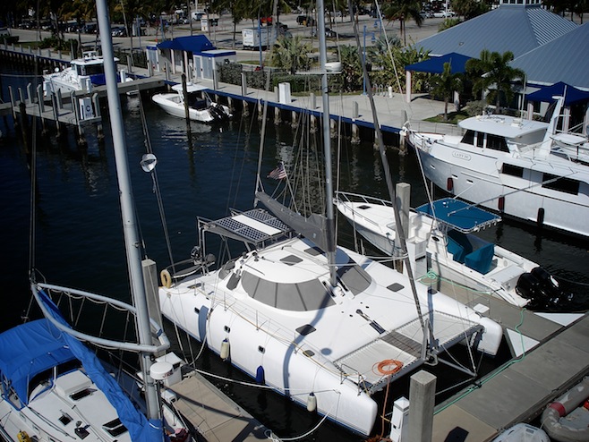 Bum at Las Olas Marina, Fort Lauderdale